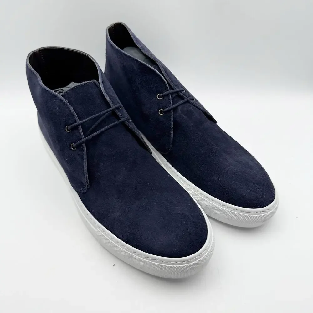 To Boot New York Mens Woodrow Chukka Boots Size 11M EU 44 Navy Blue Leather NIB